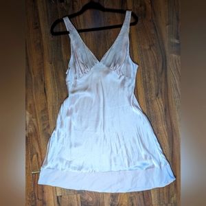 christine vancouver 100% pure silk slip nightgown